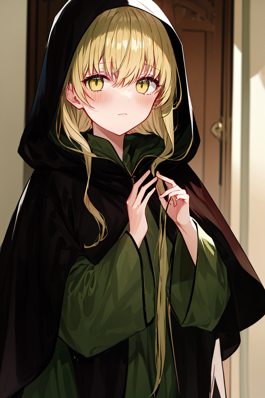 03137-2729381727-1girl, hood, hood_up, cloak, looking_at_viewer, eyebrows_visible_through_hair, upper_body, closed_mouth, veil, long_sleeves, hoo.png